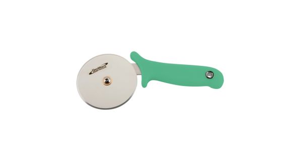 Genware Pizza Cutter Green Handle