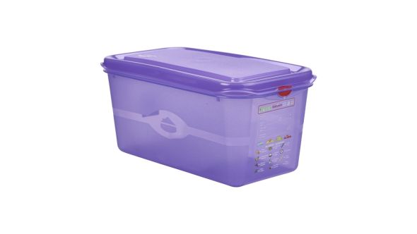 Purple Allergen Storage Container 1/3GN  150mm Deep 6L