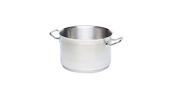 Stainless Steel Casserole Pot 22L - Genware 1736-22