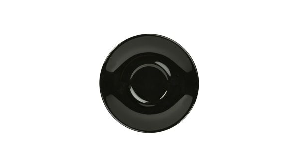 Royal Genware Saucer 16cm Black - 182115BK