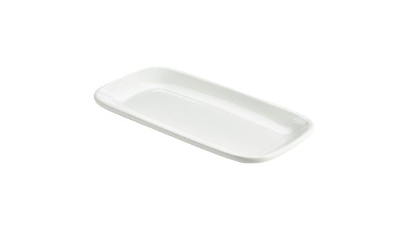 Royal Genware Rectangular Rounded Edge Plate 29.5 x 15cm