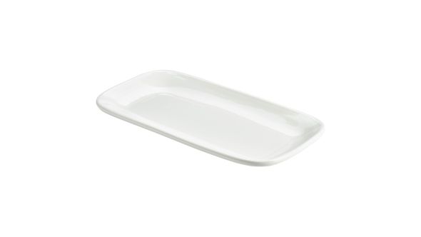 Royal Genware Rectangular Rounded Edge Plate 35.7 x 19cm