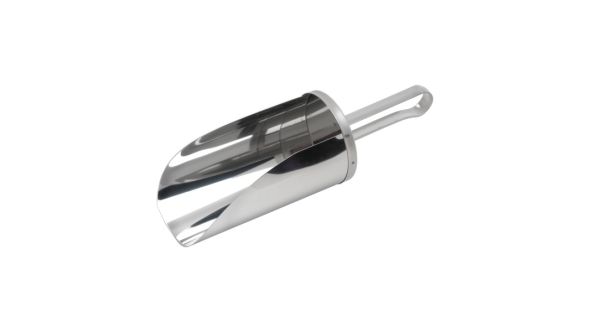 Stainless Steel Flour Scoop 8" Scoop Length, 1L Cap