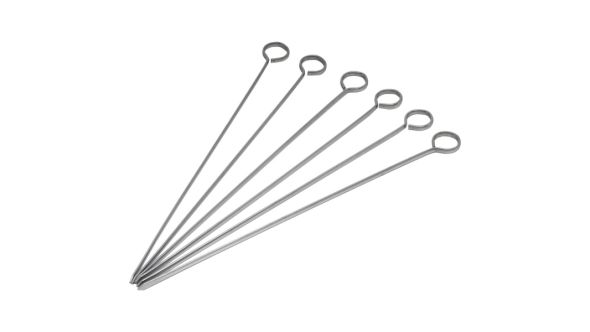 Stainless Steel Skewers 12" (Pack Of 6) - Genware