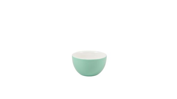 Genware 382118GR Porcelain Green Sugar Bowl 17.5cl/6oz 