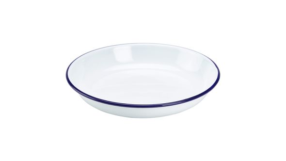 Enamel Rice/Pasta Plate 22cm - Genware