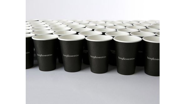 Borg & Overstrom 7.5oz Compostable Paper Cup - Case of 2250