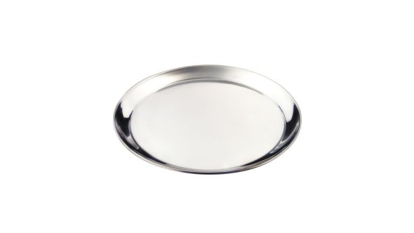 Stainless Steel  14" Round Tray 350mm - Genware