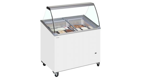 Tefcold IC300SCE Canopy Ice Cream Display Freezer - 7 Tubs