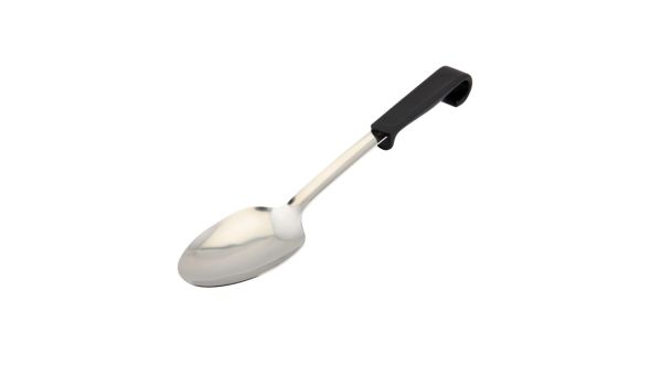 Genware Plastic Handle Spoon Plain Black