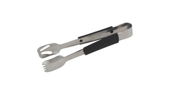 Genware Plastic Handle Buffet Tongs Black