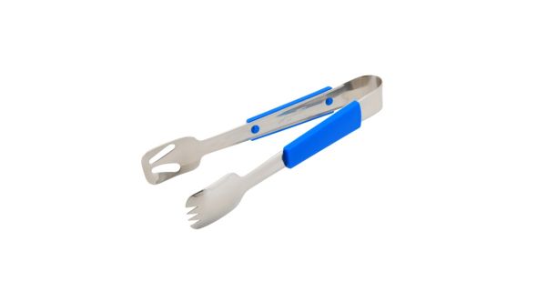 Genware Plastic Handle Buffet Tongs Blue