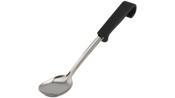 Genware Plastic Handle Small Spoon Black