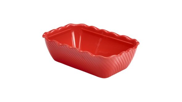 Crock 5Lb (2.3Kg) Tulip Red 263 x 171 x 80mm - Genware