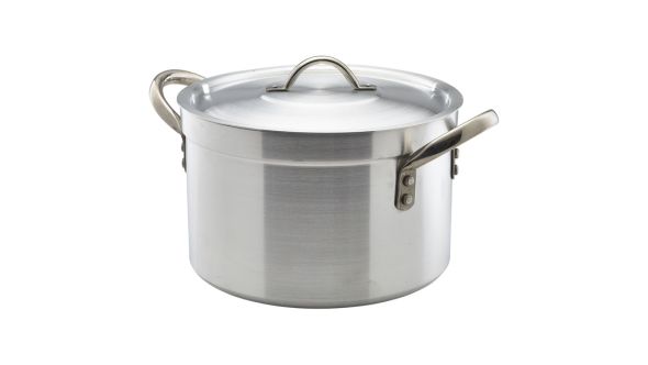 Genware HEAVY DUTY Stewpan & Lid 36cm 24.5 Litre