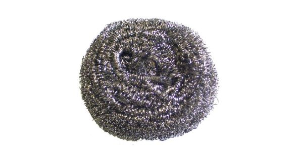 Stainless Steel Sponge Scourer (10Pcs) - Genware