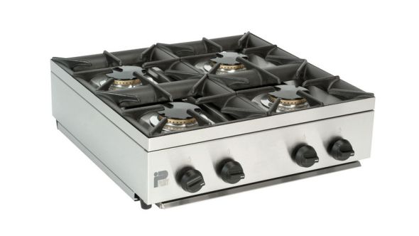 Parry AG4HP - 4 Burner Gas Boiling Top Hob Unit - LPG