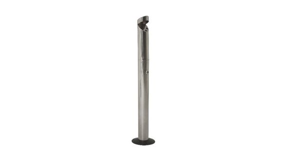 Genware Floor-Mounted Stainless Steel Smokers Pole 92cm