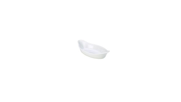 Royal Genware Oval Eared Dish 22cm White