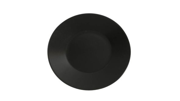 Luna Wide Rim Plate 30.5cm Ø Black Stoneware