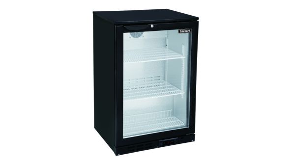 Blizzard BAR1 Single Door Bottle Cooler - Black