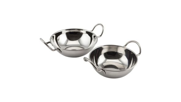 Stainless Steel Balti Dish 13cm(5")With Handl - Genware