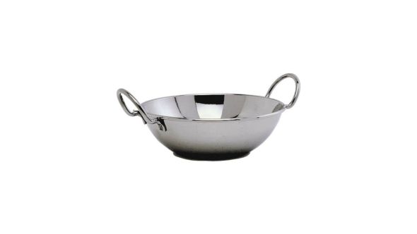 Stainless Steel Balti Dish 15cm(6")With Handles - Genware