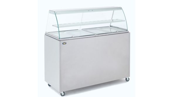 Roller Grill BMV4 Bain Marie with Display Cabinet