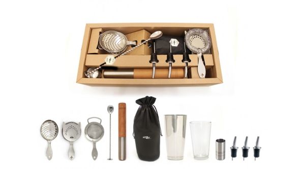 Bonzer Heritage Cocktail Bar Kit 12 Pieces - 12578-01