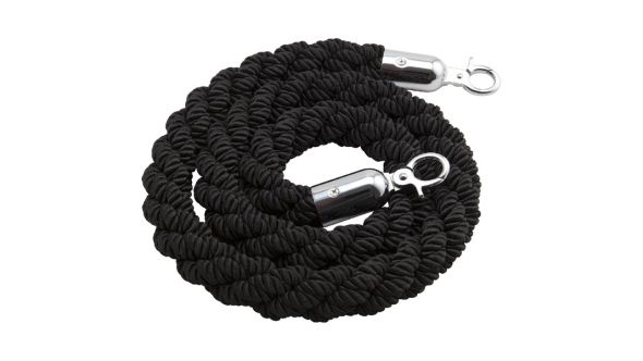 Barrier Rope Black - Use W/Code Bp-Rpe - Genware