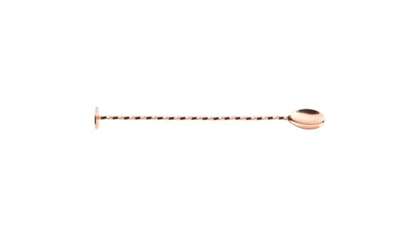 Copper Classic Bar Spoon 27cm - Genware BS-C27C 