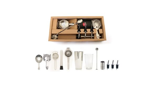 Bonzer Premium Cocktail Bar Kit 13 Pieces - 12566-01