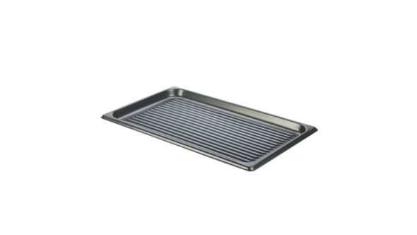 Non Stick Aluminium Ridged Baking Sheet GN FULL SIZE - Genware