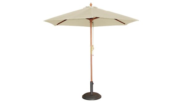 Bolero Round Parasol 2.5m Diameter Cream