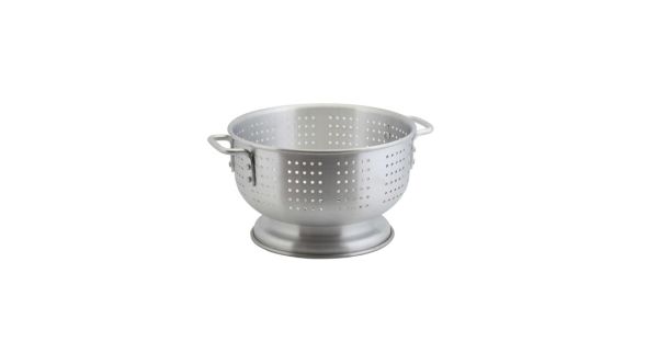 Alum. Heavy Duty Colander 7.6L 30 x 19cm - Genware