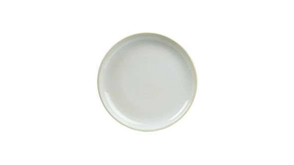 Terra Stoneware Rustic White Coupe Plate 24cm - pk 6