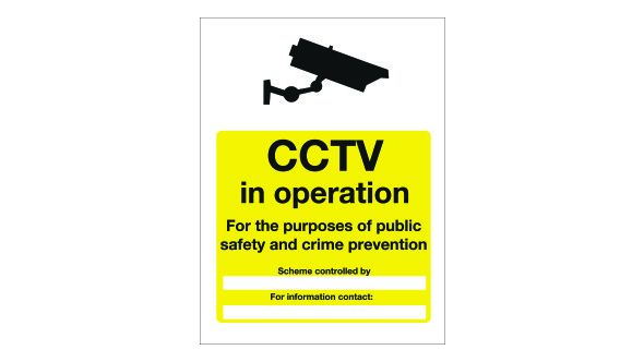 CCTV in operation/ for purpose of public safety etc. 400x300mm E/R