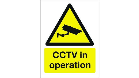 CCTV In Operation. 400x300mm. Exterior