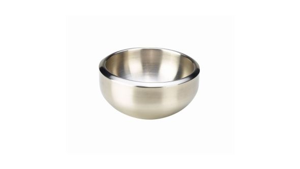 Stainless Steel Double Walled Dual Angle Bowl - Genware