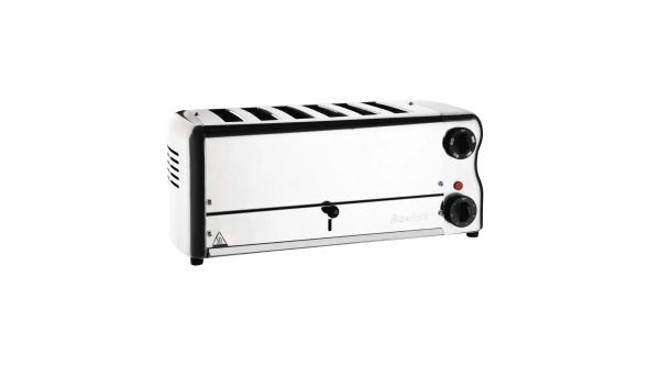 Rowlett Esprit 6 Slot Toaster Chrome w/2x Additional Elements & Sandwich Cage - CH185