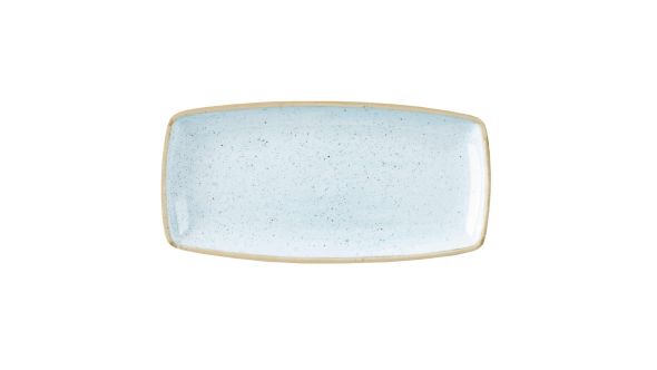 Churchill Stonecast Rectangular Plate Duck Egg Blue 250mm - DK510 - pk 12