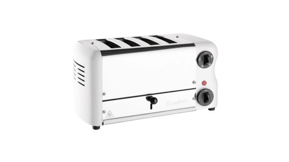 Rowlett Esprit 4 Slot Toaster White w/2x Additional Elements & Sandwich Cage - CH182