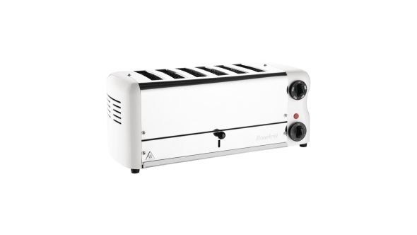 Rowlett Esprit Toaster White 6 Slot w/2x Additional Elements & Sandwich Cage - CH186