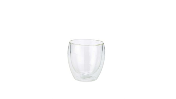 Double Walled Coffee Glass 25cl / 8.75oz - Genware