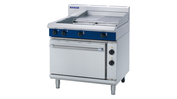 Blue Seal E506B - Electric Range with Griddle, 2 Elements & Static Oven 900mm