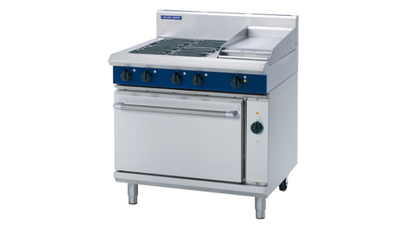 Blue Seal E56C - Electric Range with Convection Oven & 300mm Griddle W900 mm