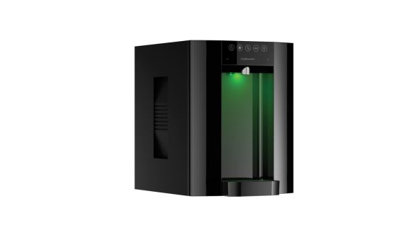 Borg & Overstrom E6 756005 Countertop Water Cooler Chilled, Ambient & Sparkling Black