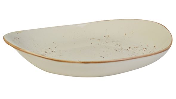 Orion Elements Rustic Shaped Dish Sandstorm Cream - EL18SA