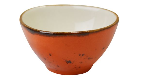 Orion Elements Rustic Shaped Ramekin Sunburst Orange EL24BS