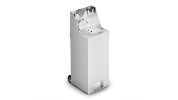 IMC F63/501 - Mobile Hand Wash Station - Hot & Cold - Splashback, Soap & Paper